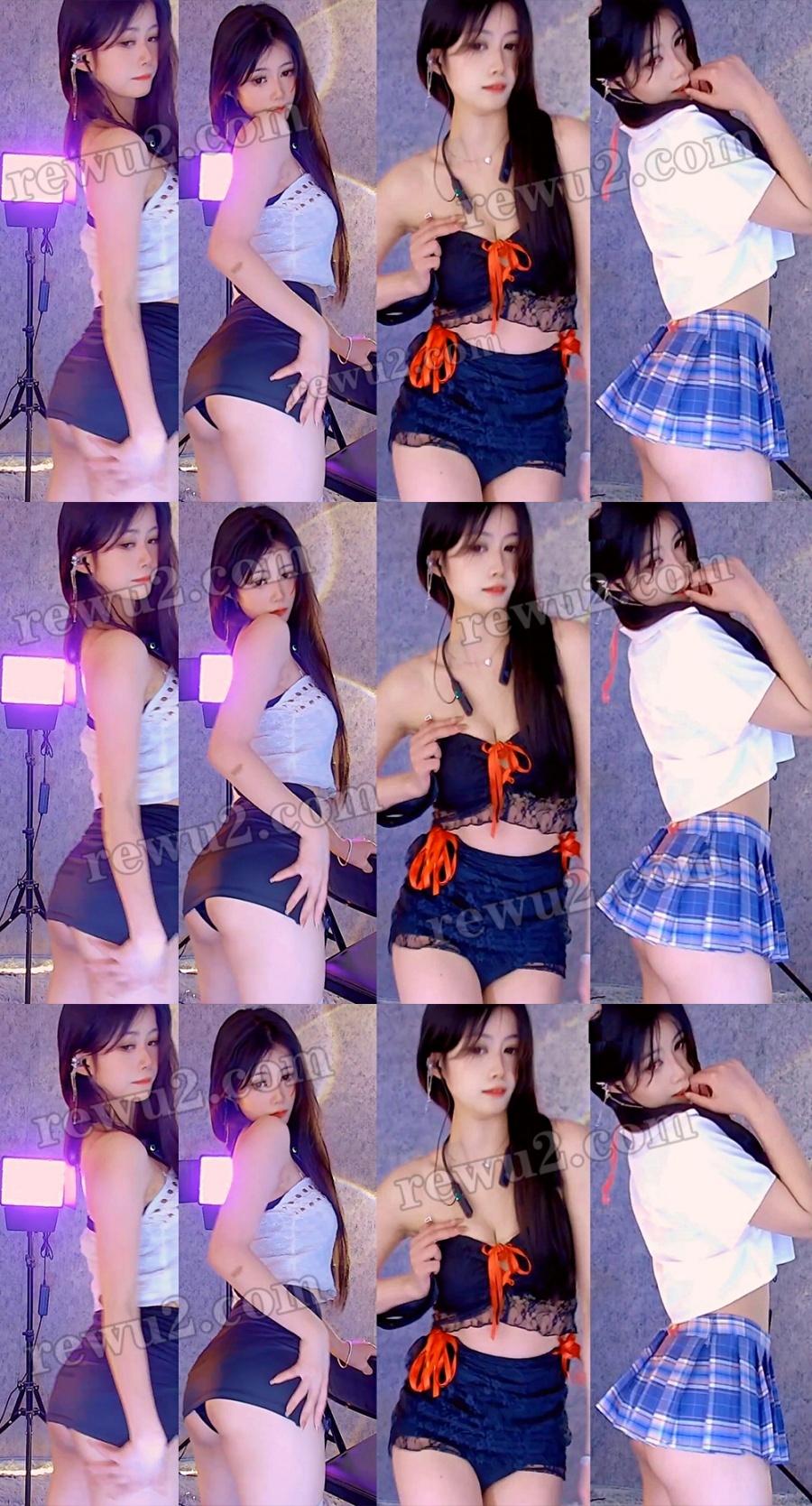 网易CC 绾绾 付费群定制舞蹈 颜值嫩../妹超短裙露//.内！(5V17分)全网惊呼