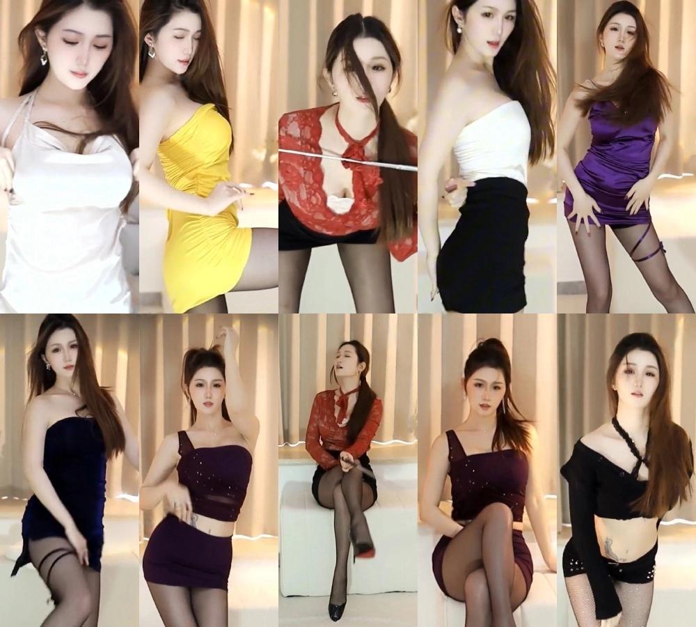 虎牙直播小Q旺24年12月舞蹈无水精剪合集素材分享