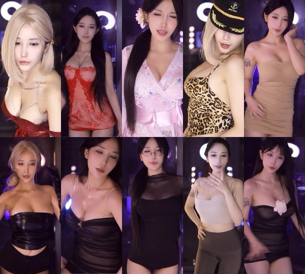 B站UP主潇洒哥小号直播跳舞精选无水剪辑劲爆画面