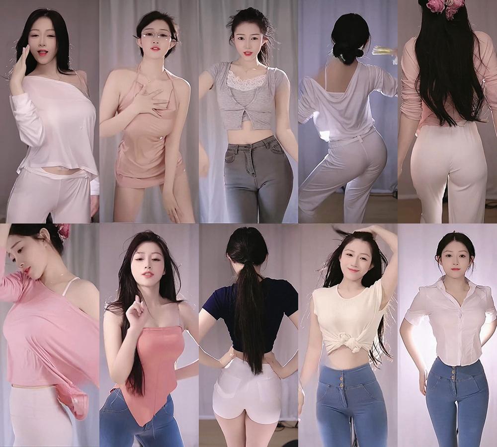 抖音主播高颜舞姬倪小妮直播跳舞整活素材分享