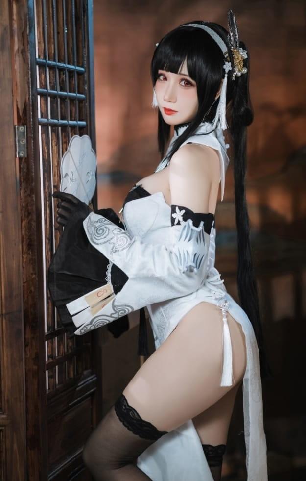 焖焖碳 – NO.28 碧蓝航线 镇海 白黑礼服 [23P-182M]