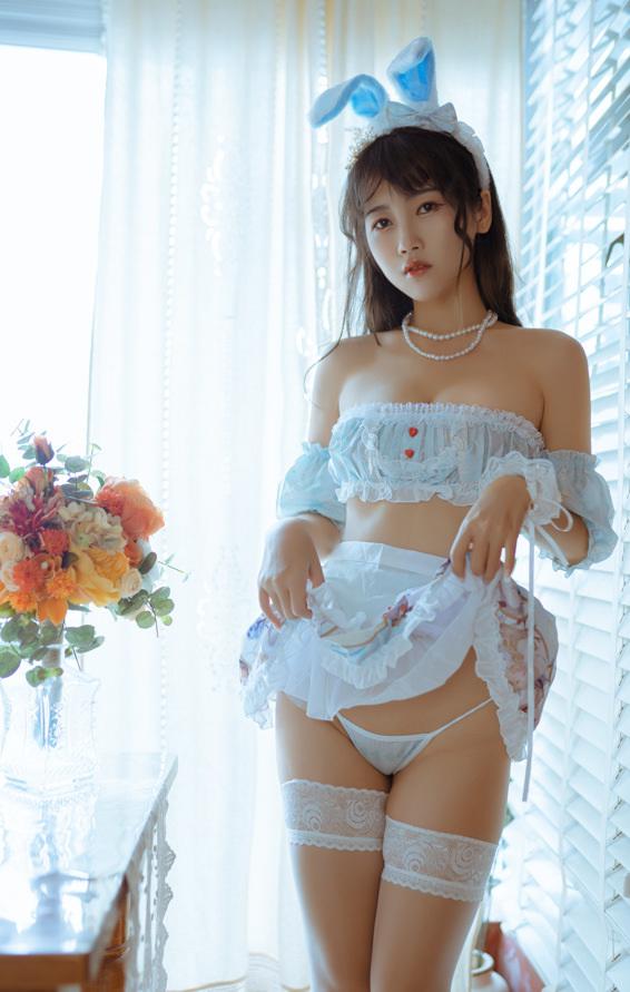 不呆猫 – NO.025兔子女友[55P/493MB]