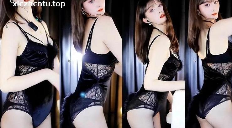 网易CC直播小兔柒柒密码房跳舞蕾丝内衣5分52素材大全