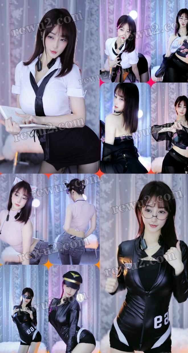 【抖音主播】蕾lay直播跳舞 无水印（10v/1.95g）素材大全