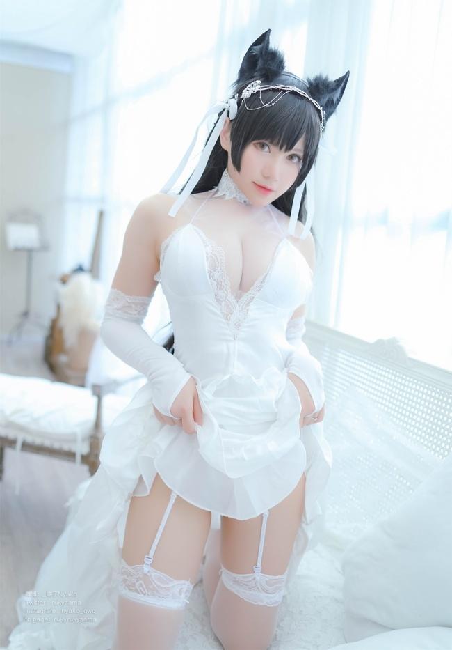 Nyako喵子 –  NO.041 爱宕婚纱[62P-177MB]
