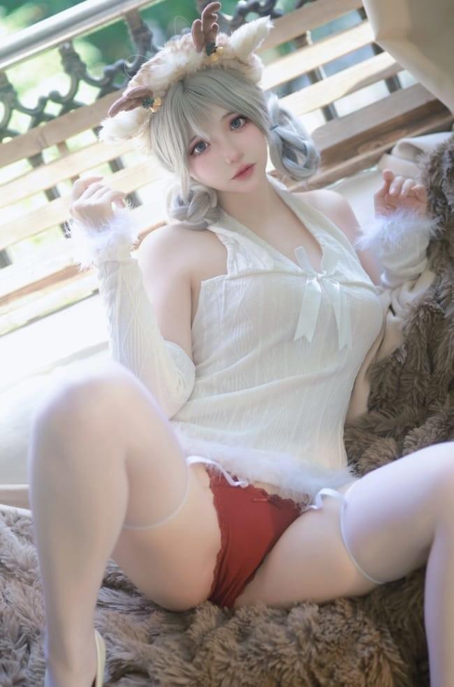 疯猫ss – NO.164 圣诞特典&白色毛衣[98P1V-757M]]