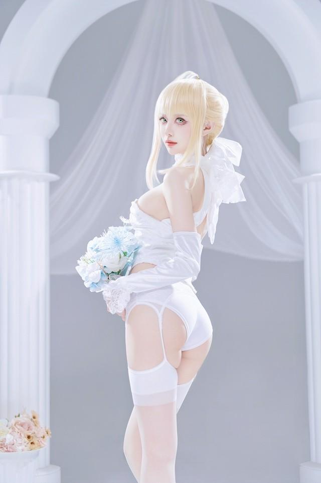 Shika小鹿鹿 NO.135 FGO-Saber花嫁[22P-284MB]