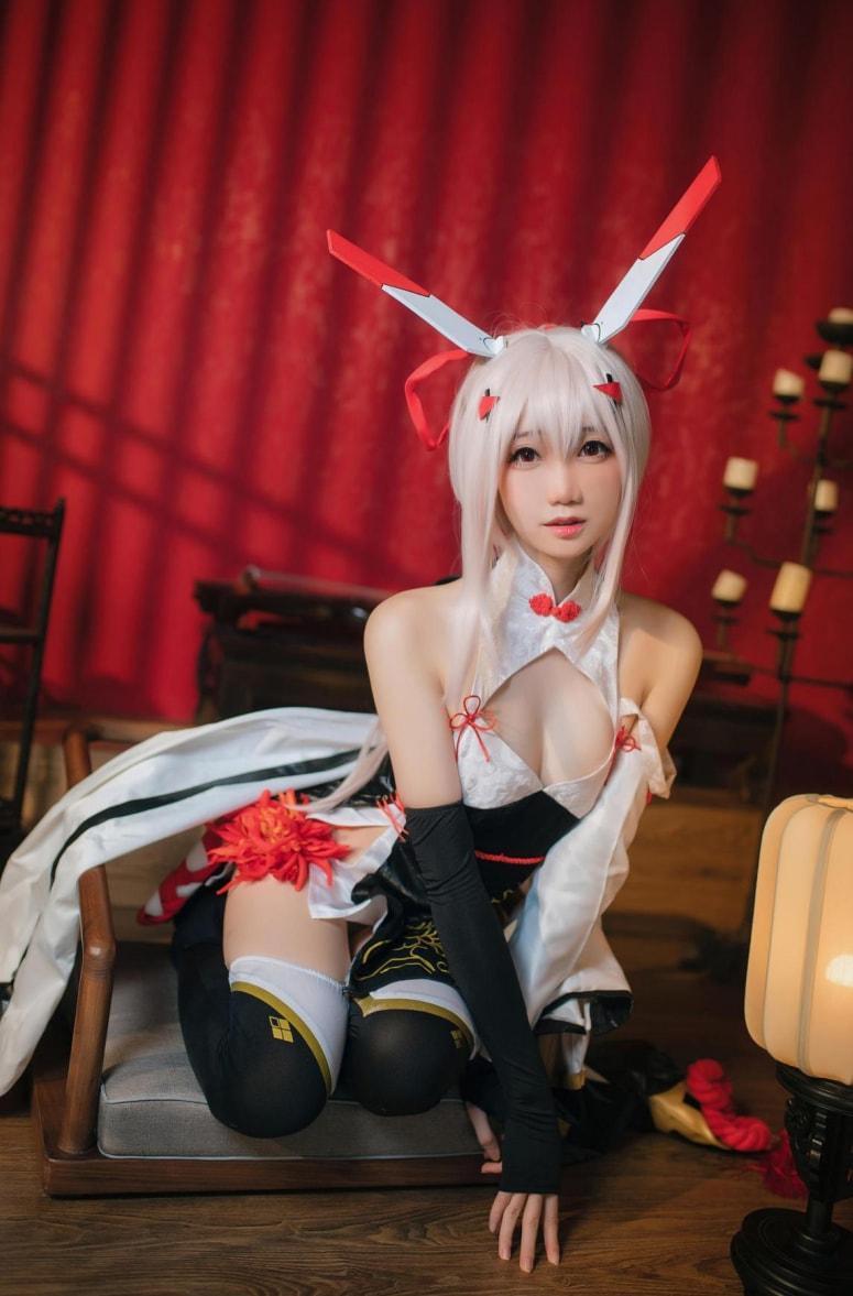 焖焖碳 碧蓝航线-绫波旗袍·新岁之鬼神-高端精品