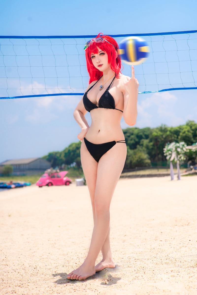 隼隼子 刺青Poi 图集 沙滩排球【44P-743MB】-完美佳人