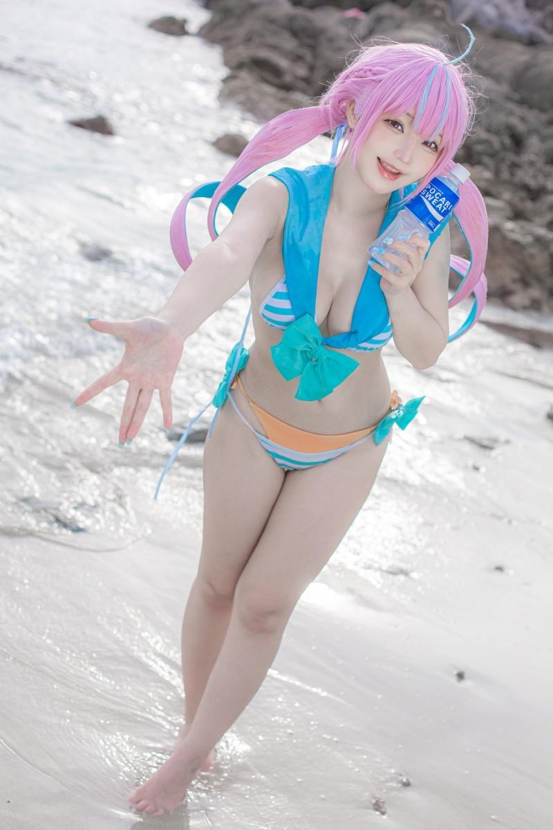 Takanashi Hanari 图包 Aqua【21P-55MB】-优质作品