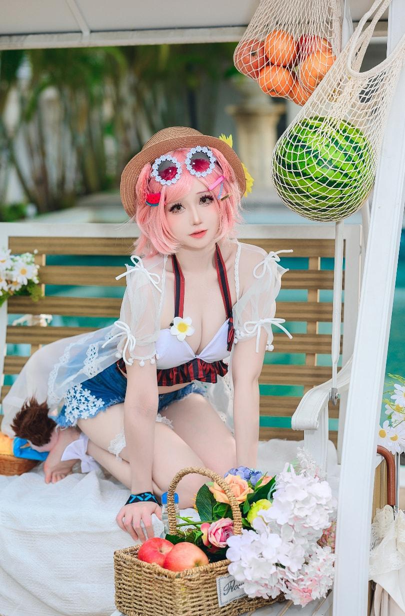 焖焖碳 明日方舟 澄闪泳装-快来一看