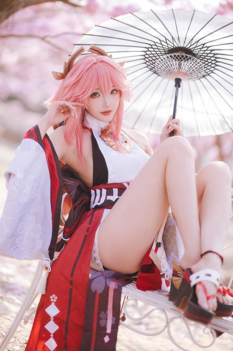 瓜希酱 原神 八重神子-最佳作品