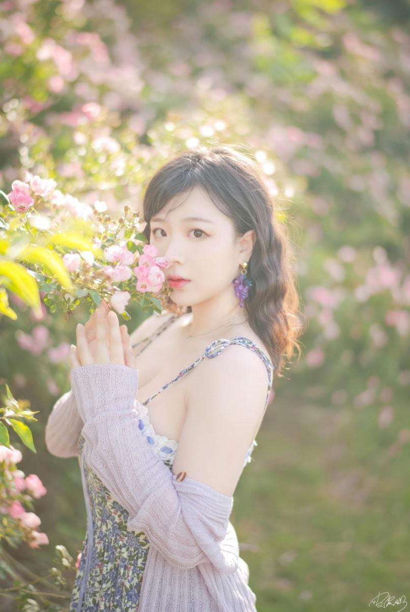 皮皮奶可可爱了啦 蔷薇花-最佳coser